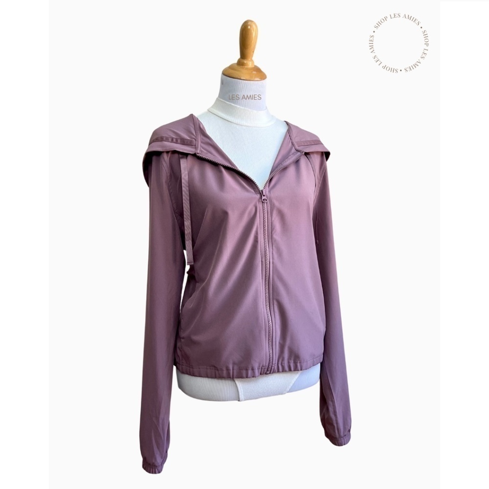 Victoria's Secret Sport Mauveâ Rose Activewear Athleisure Full Zip Jacket Large